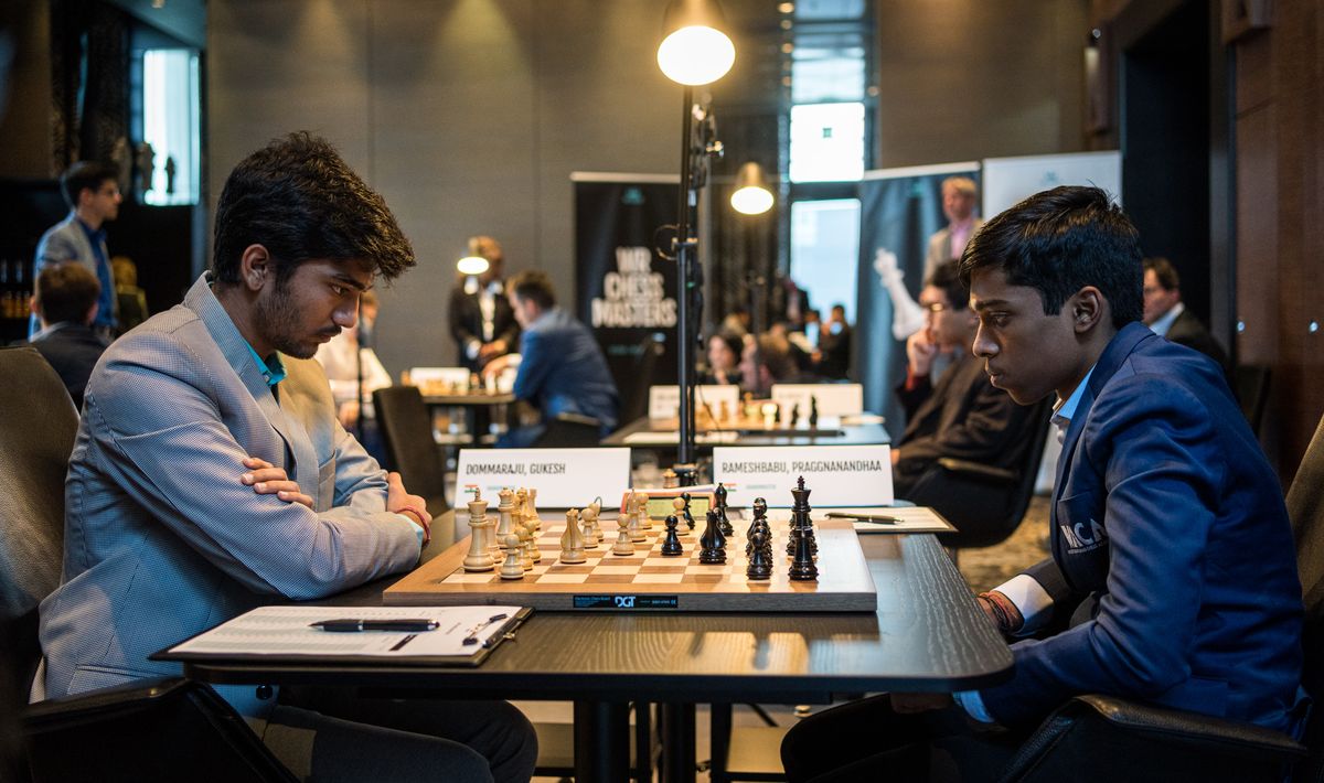 WR Chess Masters 2023 – Gukesh and Praggnanandhaa