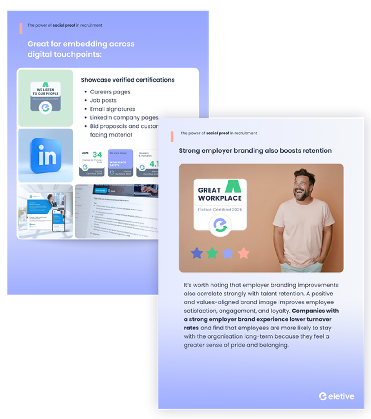 Building trust through social proof