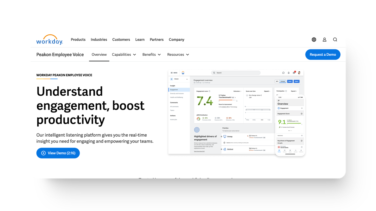 Workday Peakon Employee Voice