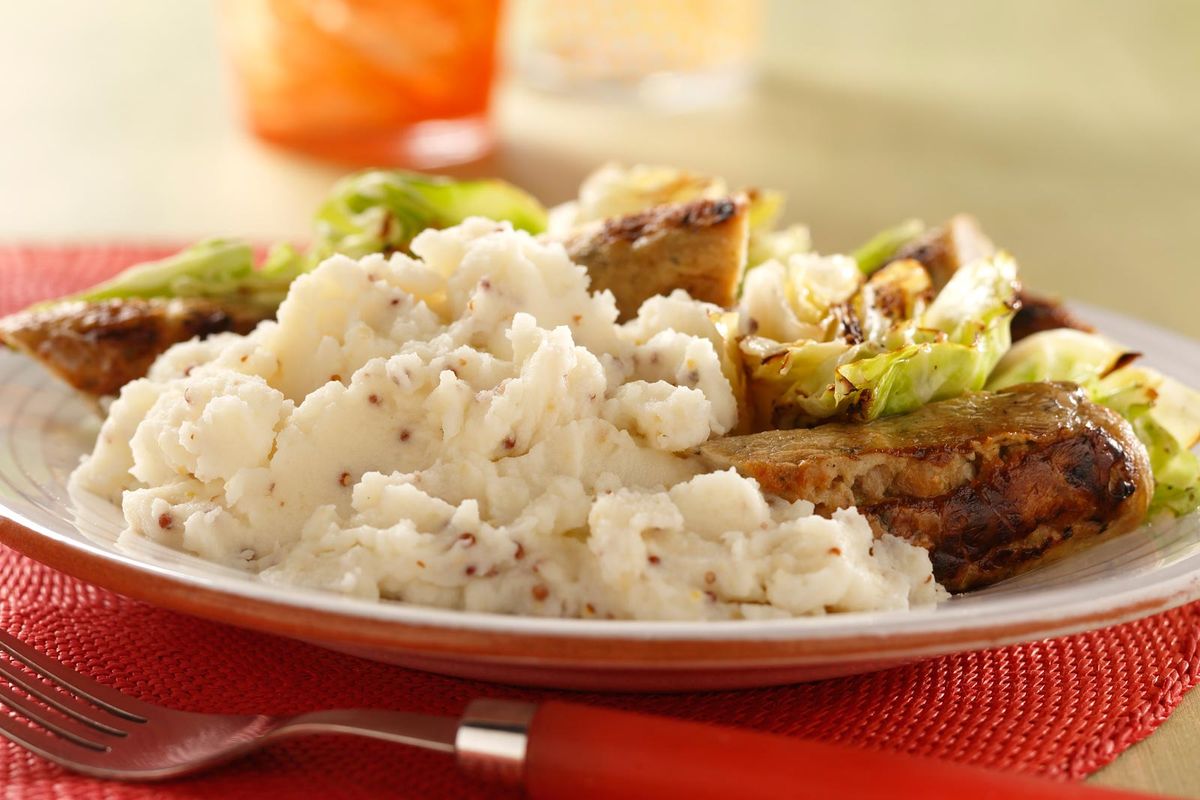 Cabbage, Sausage and Mustard Mashed – Featured Image