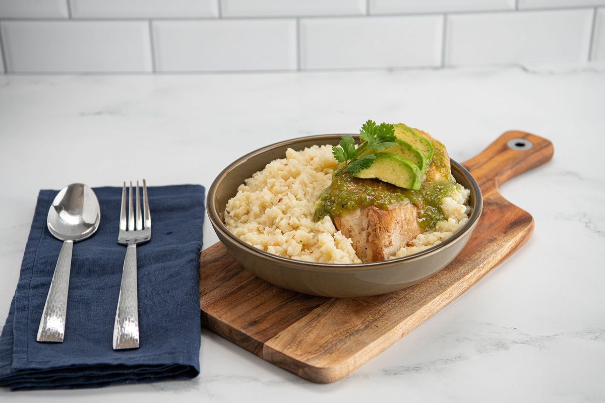 Fan Made - Chicken Salsa Verde with Idahoan Mashed Potatoes – Featured Image