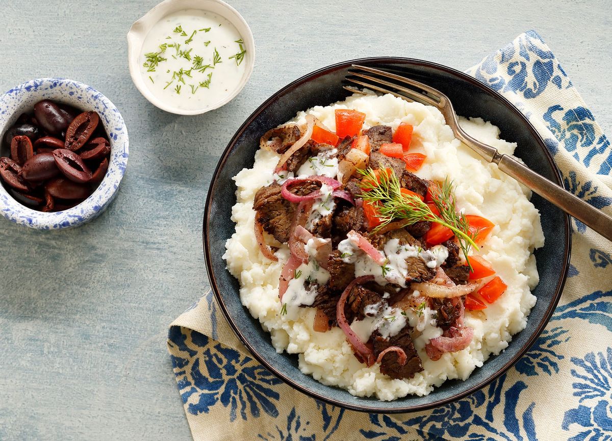 Greek Mashed Potato Bowl – Featured Image