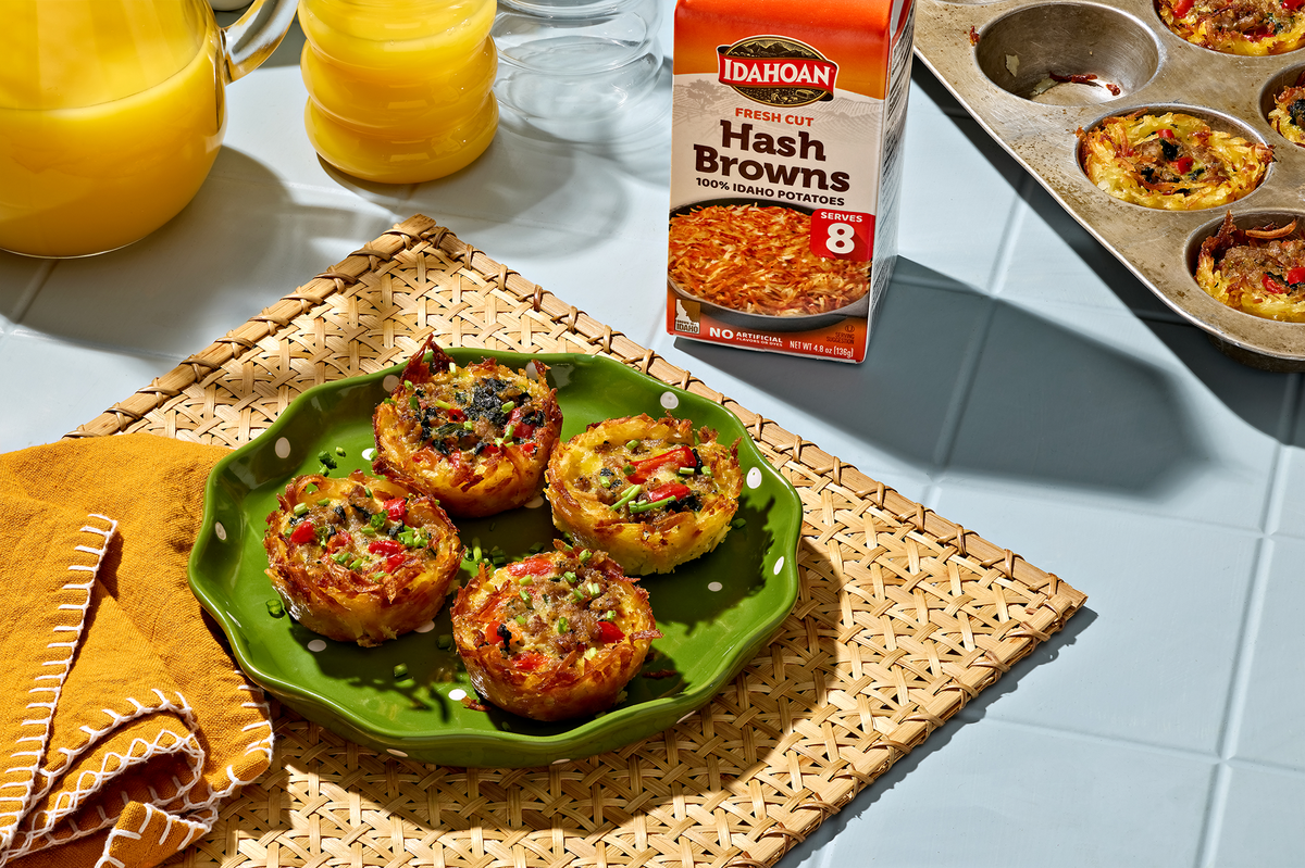 Hash Brown Sausage Egg Cups – Featured Image