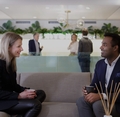 rituals employees on couch