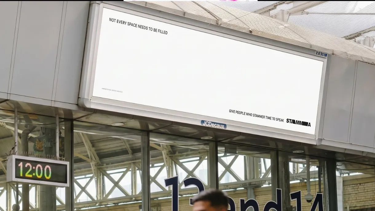 STAMMA Leave Space outdoor advertising campaign