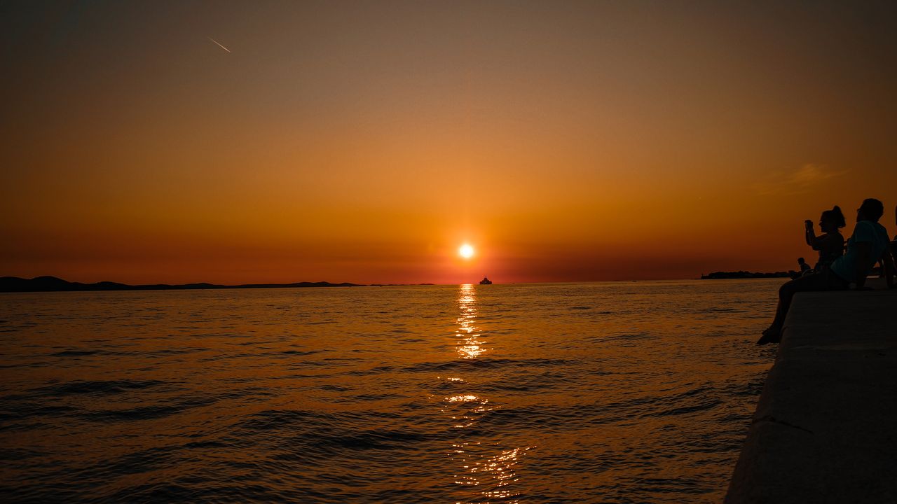 Sunset in Zadar
