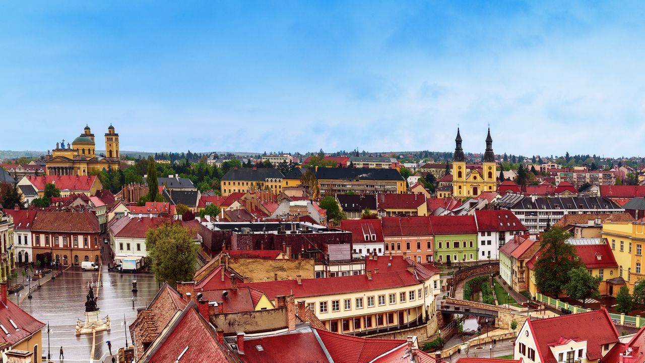 The Hungarian town of Eger