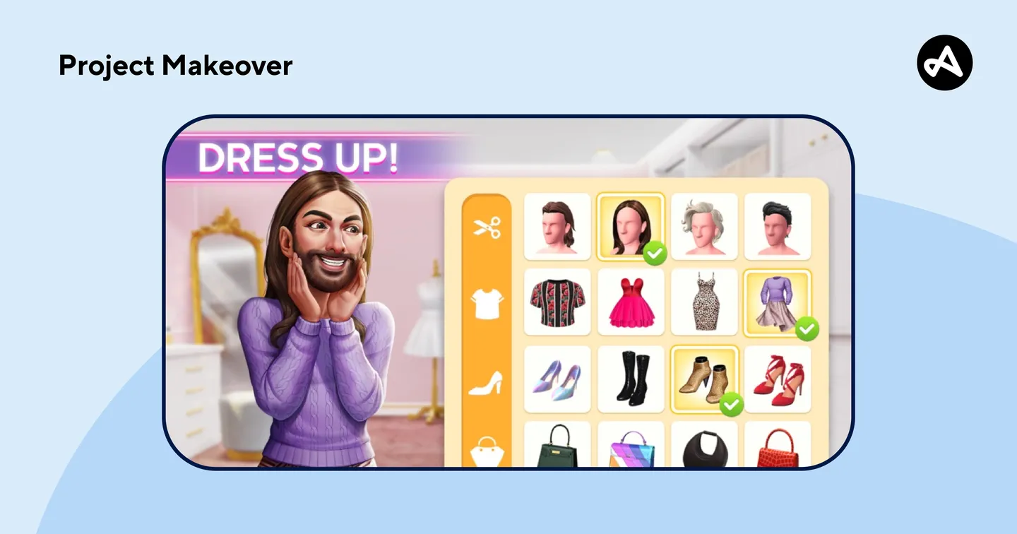 Merge-3 game Project Makeover teamed up with Queer Eye