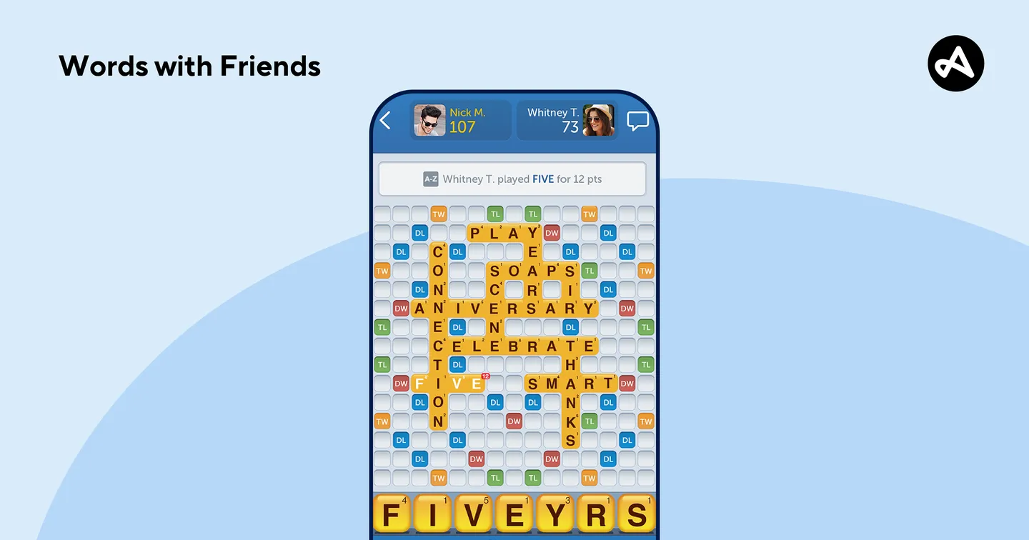 Word game Words with Friends