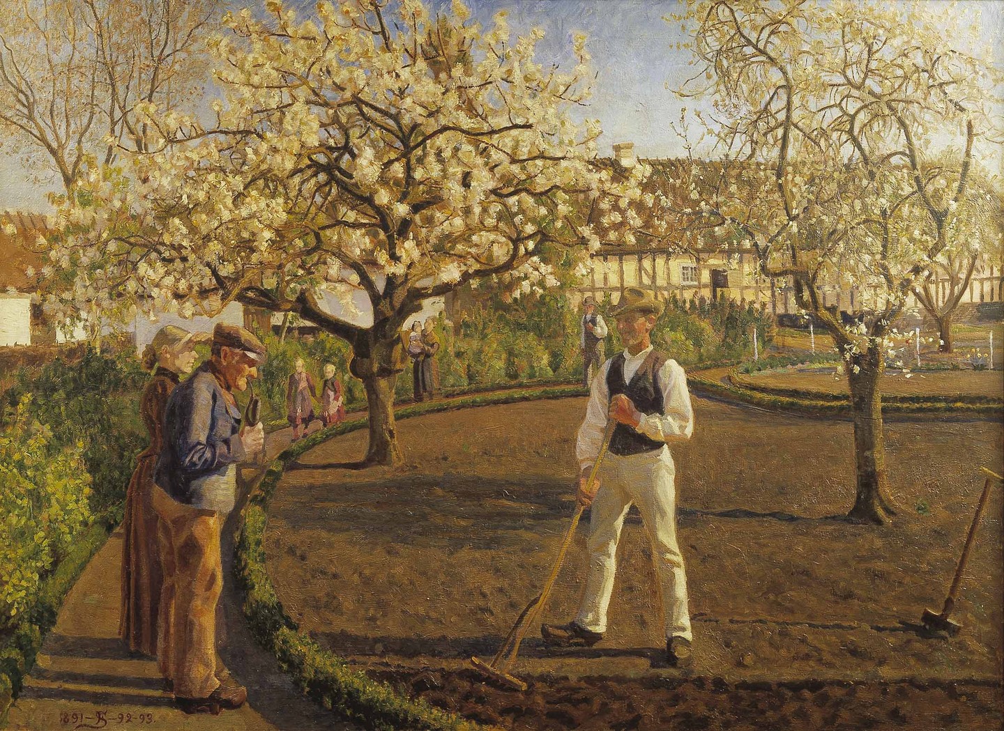 Fritz Syberg: ’Spring’, 1891-1893. The Hirschsprungske Collection