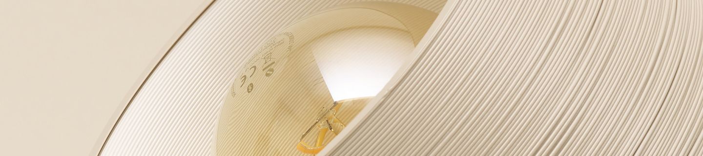 Close-up-Shell tafellamp voor eetkamer en woonkamer.