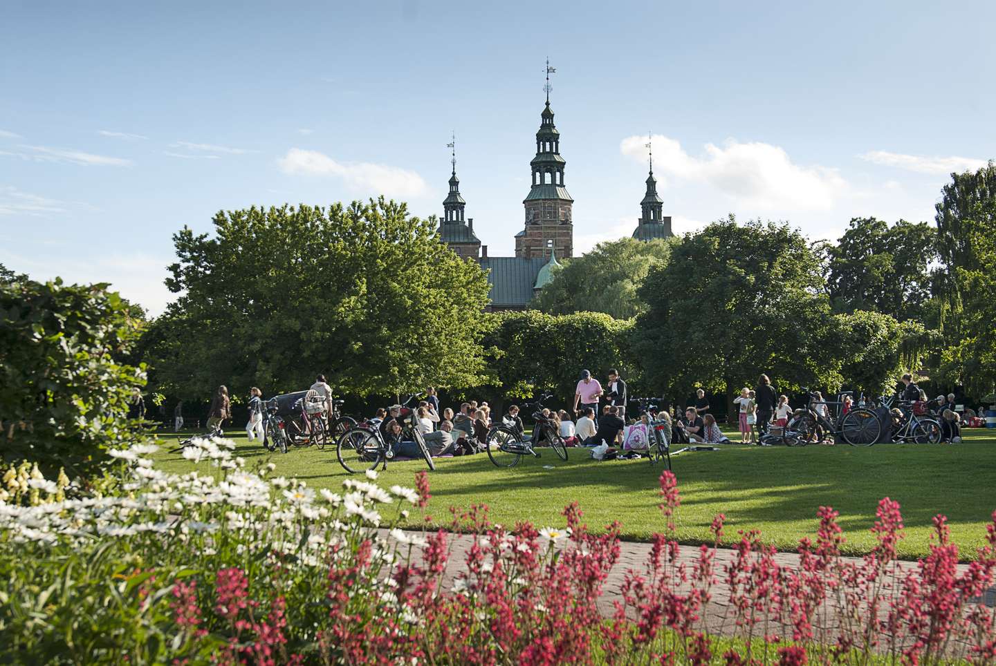 Kongens Have og Rosenborg Slot. Foto: Thomas Rahbek, SLKE
