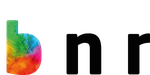 Logo with stylized letters "wbnrs," featuring a colorful gradient and a triangular design element on the top right.