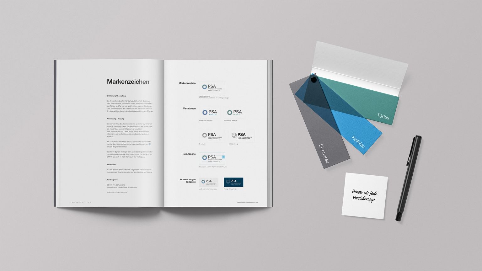 Mockup PRA Profi Corporate Design Manual