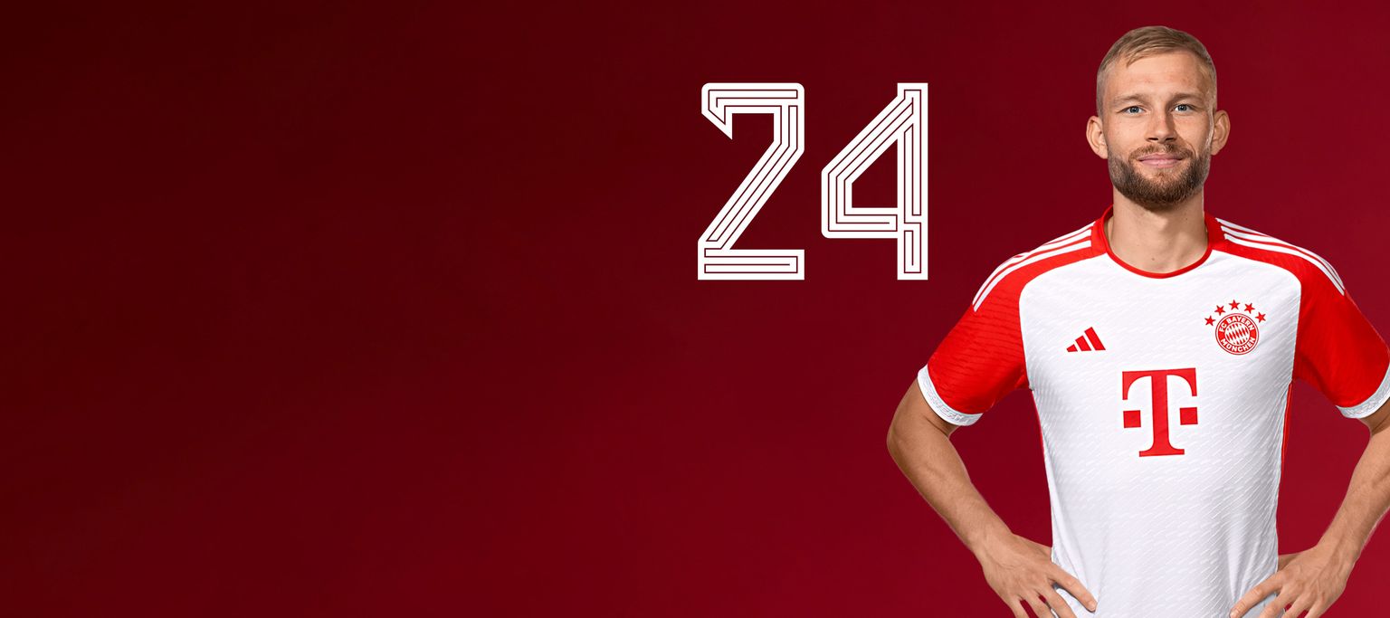 Konrad Laimer Jersey Number 24 in the FC Bayern Store