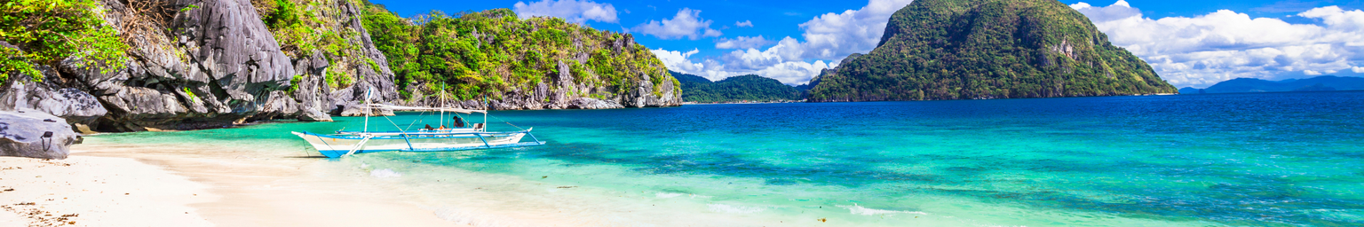 A beach in Palawan