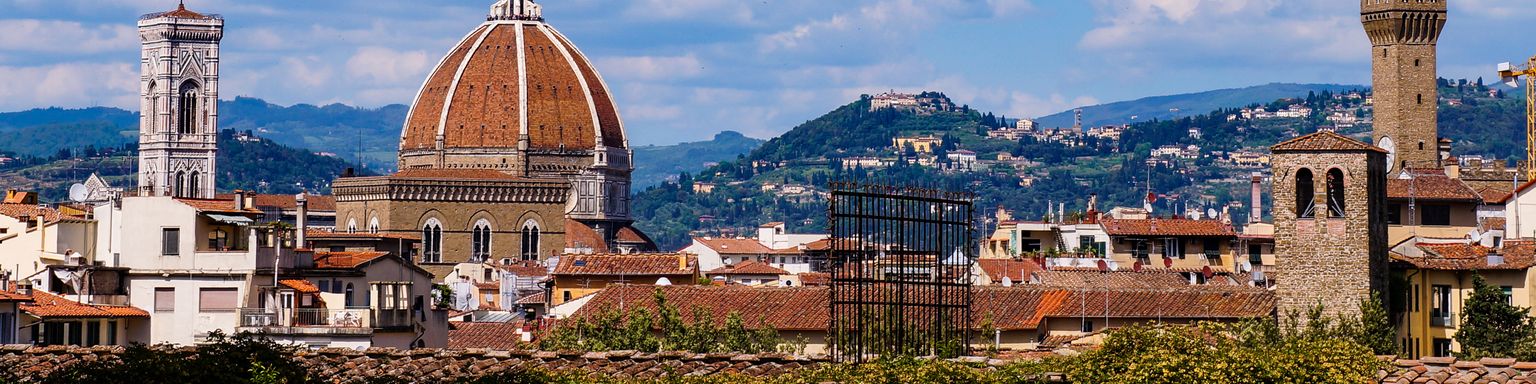 Looking back at Florence and the Duomo from the Boboli Gardens