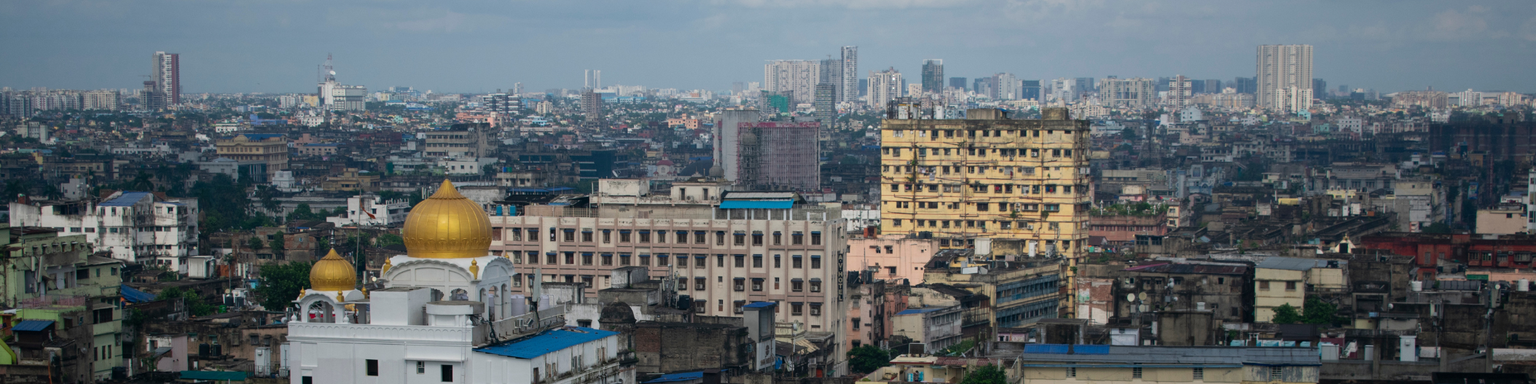 The Kolkata skyline