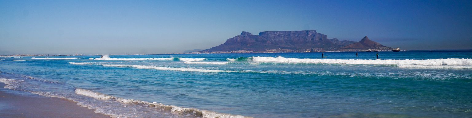 View of Table Mountain from Bloubergstrand, Cape Town