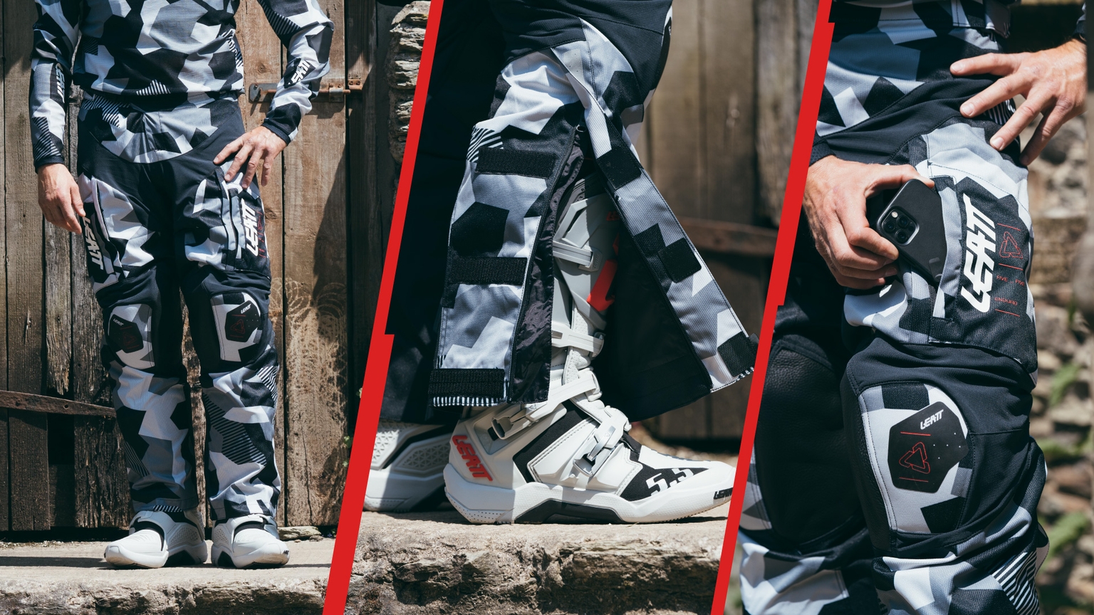 Pantaloni Leatt MTB 4.0 – Per Mountain Bike, Trail, Downhill, Materiale Elastico Ventilato, Taglio Precurvato, Protezioni Integrate, Comodi E Tecnici