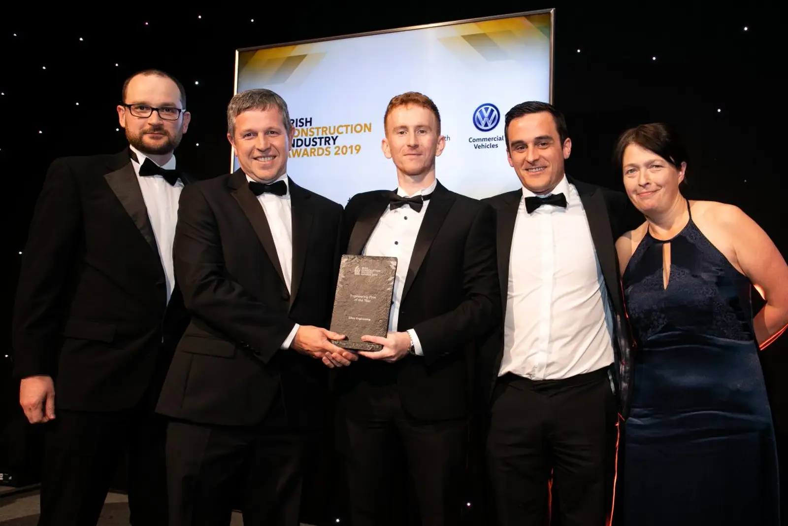 Ethos Engineering retain the title Engineering Firm of the year 2019 at the Irish Construction Industry Awards 2019