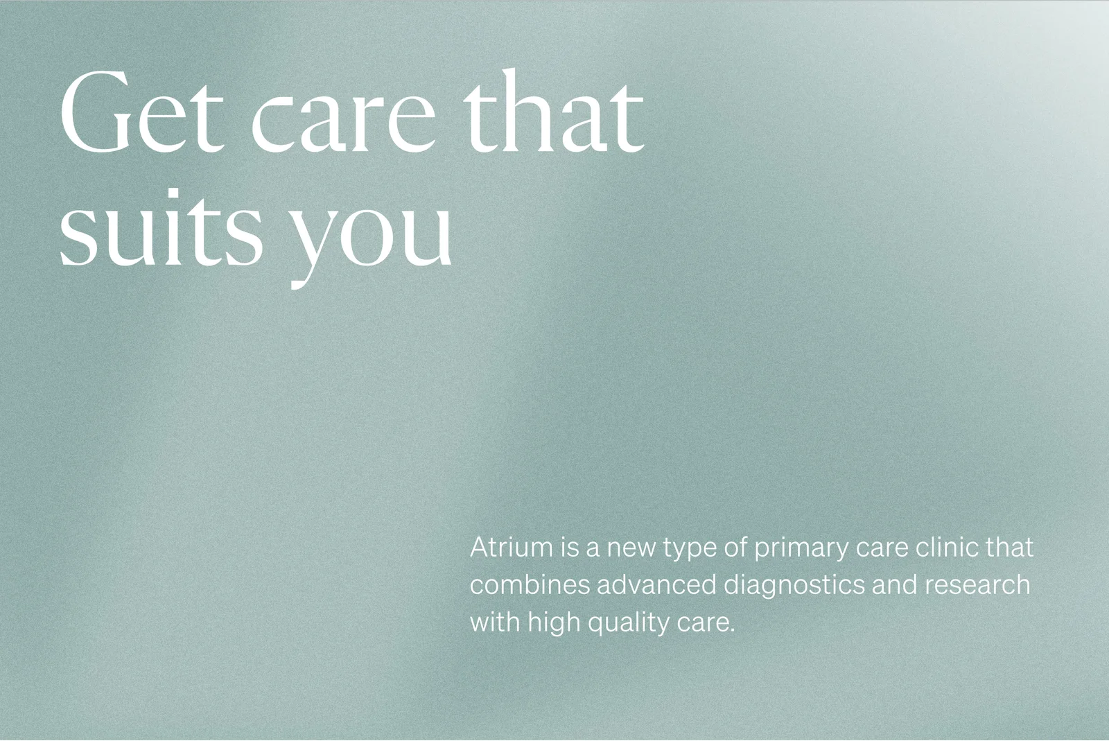 Bedow – Atrium branding and strategy