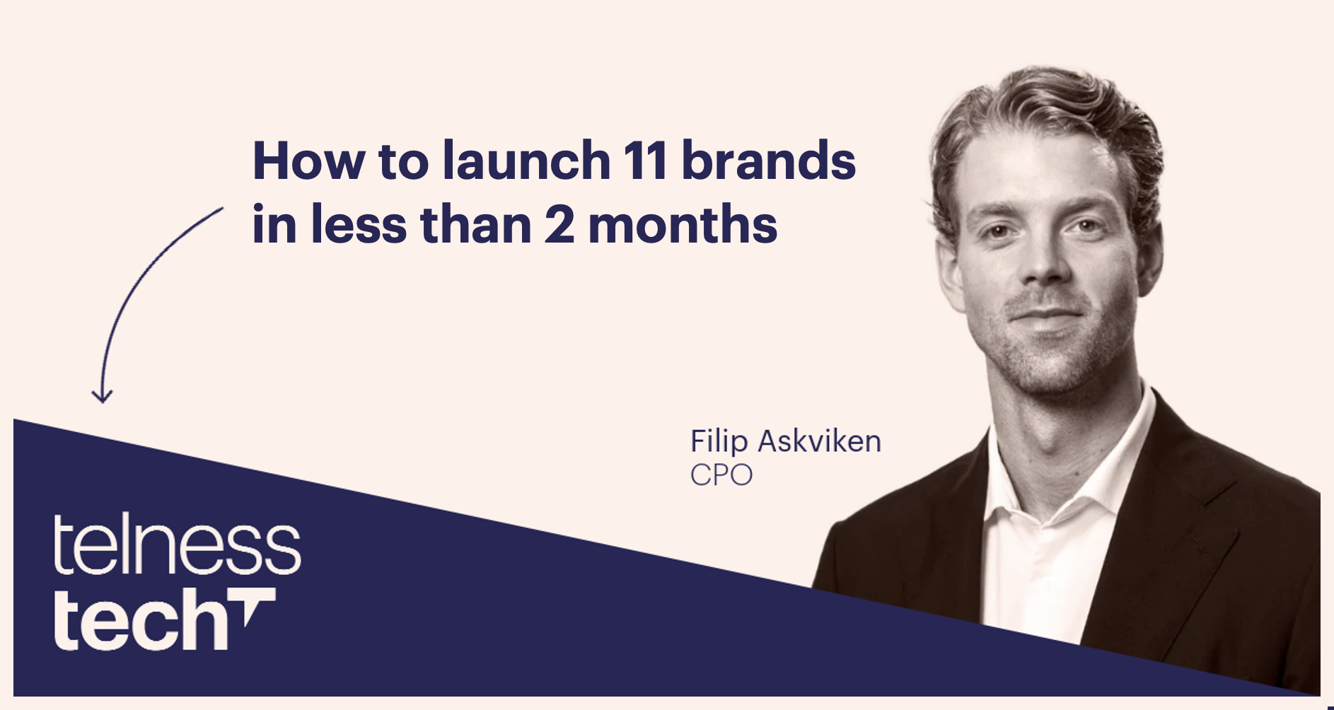 Filip Askviken, Chief Product Officer at Telness Tech.
