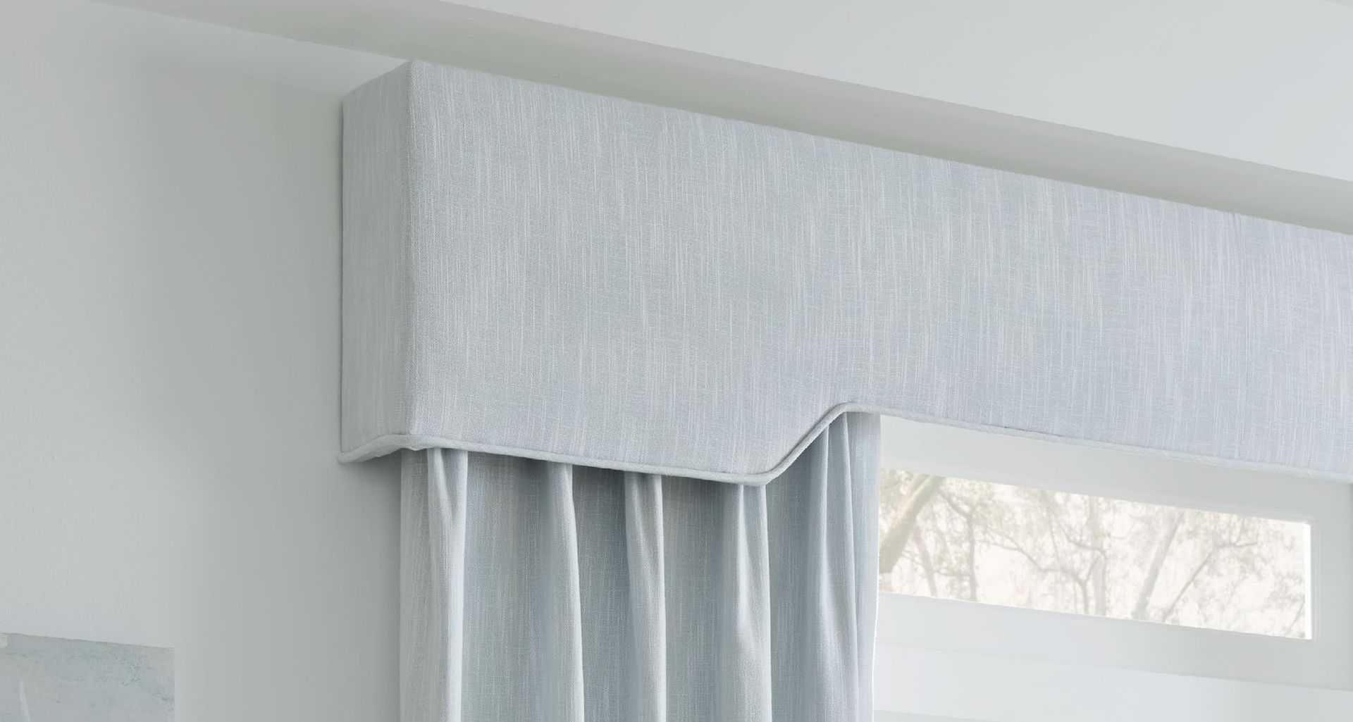 Stoneside Custom Fabric Cornice