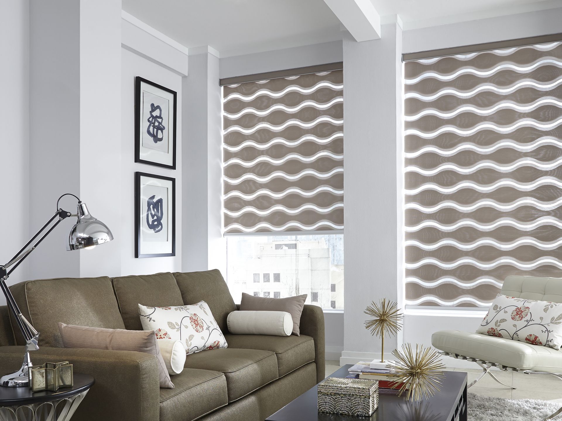 Modern Window Treatments For Living Room