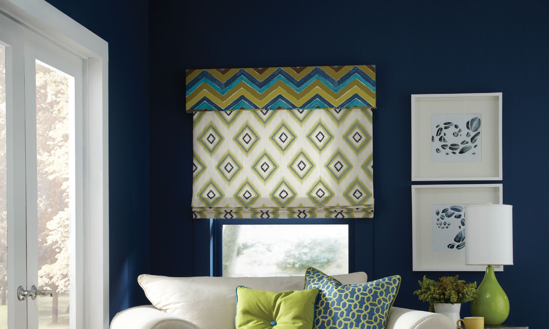 Stoneside Custom Fabric Cornice