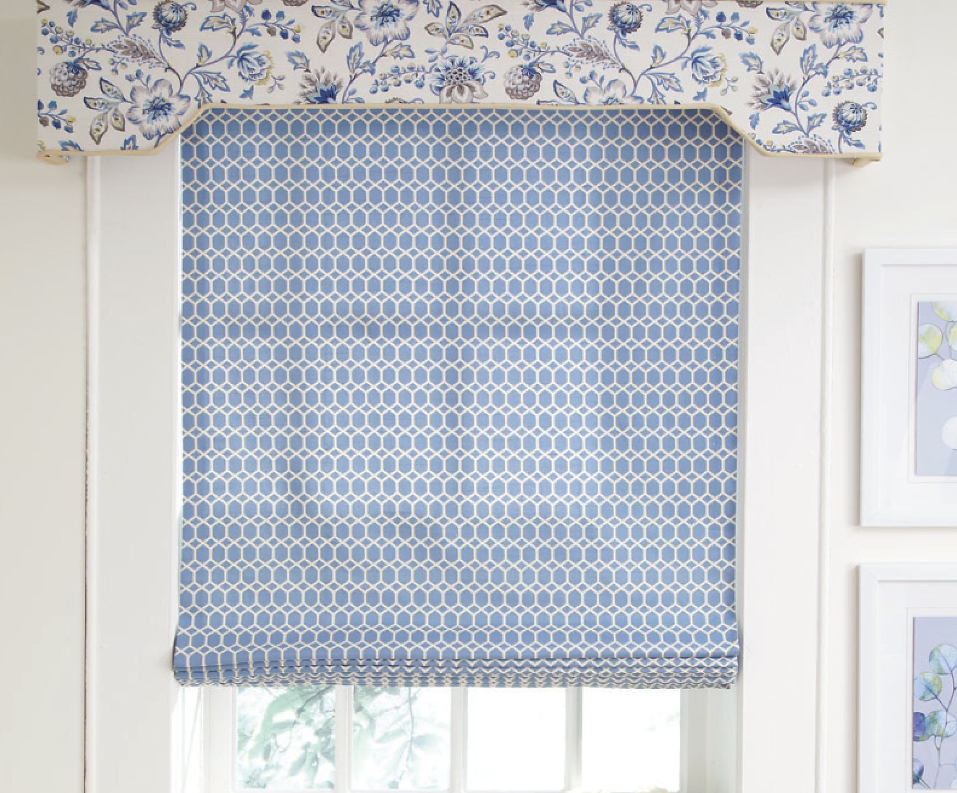 Stoneside Custom Fabric Cornice