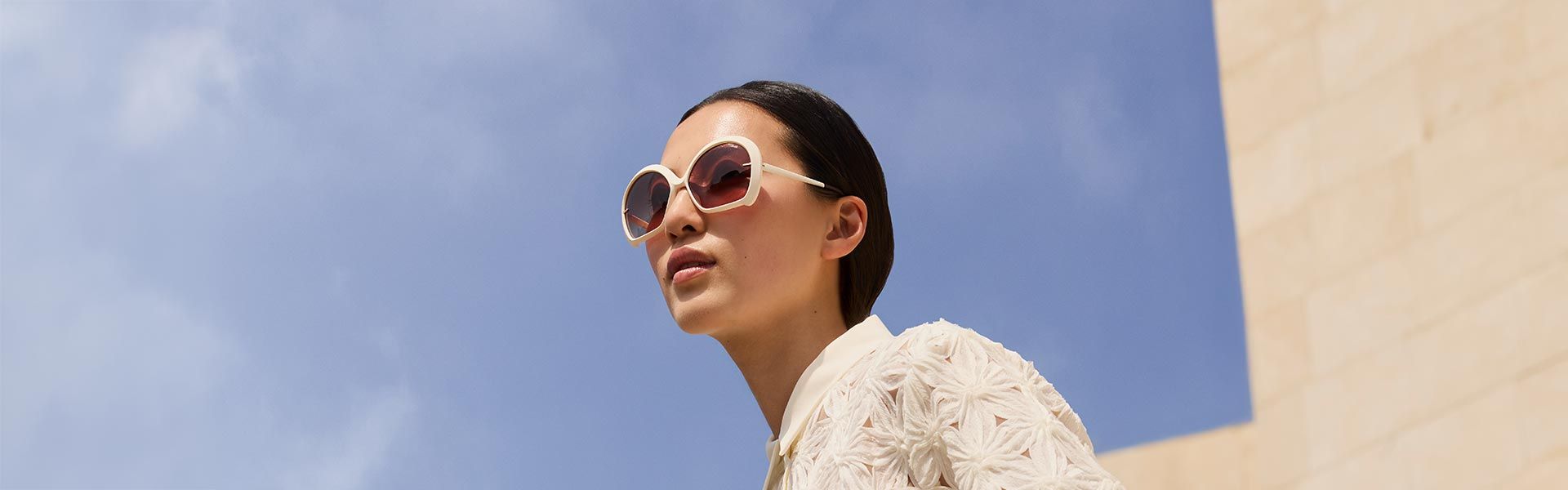 woman wearing Iconic Shades collection