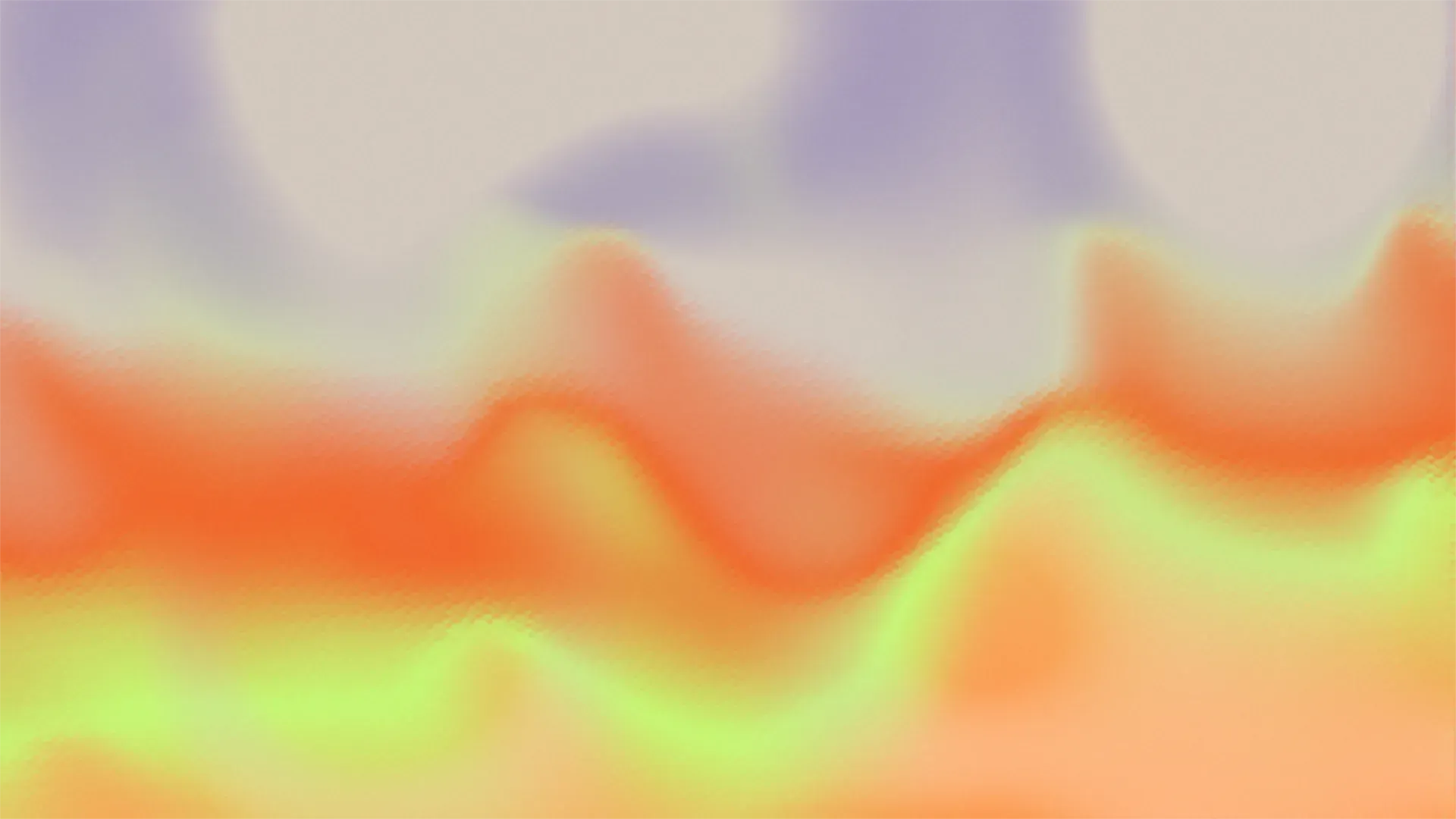 Abstract Goosebumps brand texture: a blurred wave ridge running across soft bands of peach, orange and lemon yellow