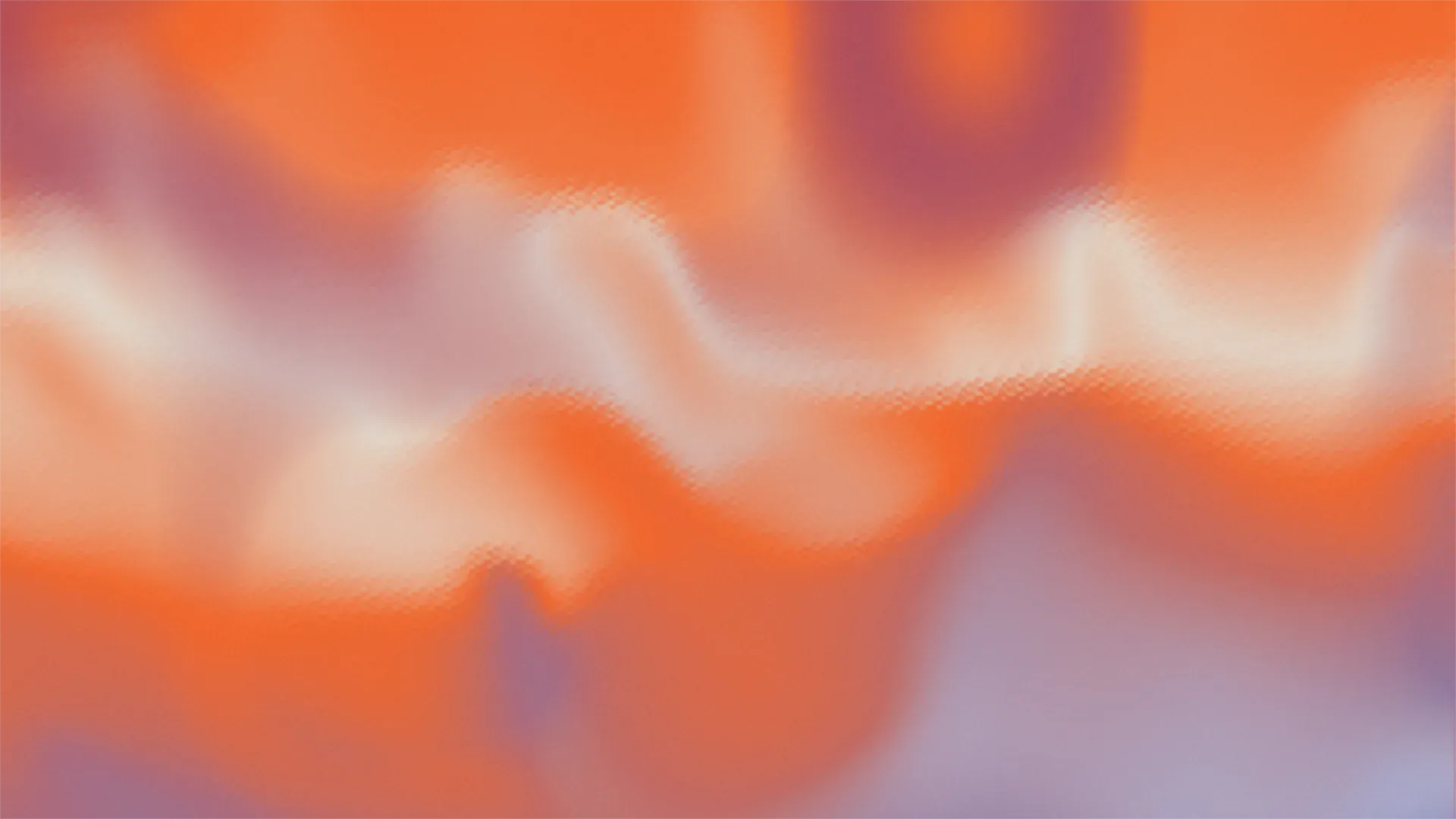 Abstract Goosebumps brand texture: a blurred wave ridge running across soft bands of orange, dusty pink and soft grey