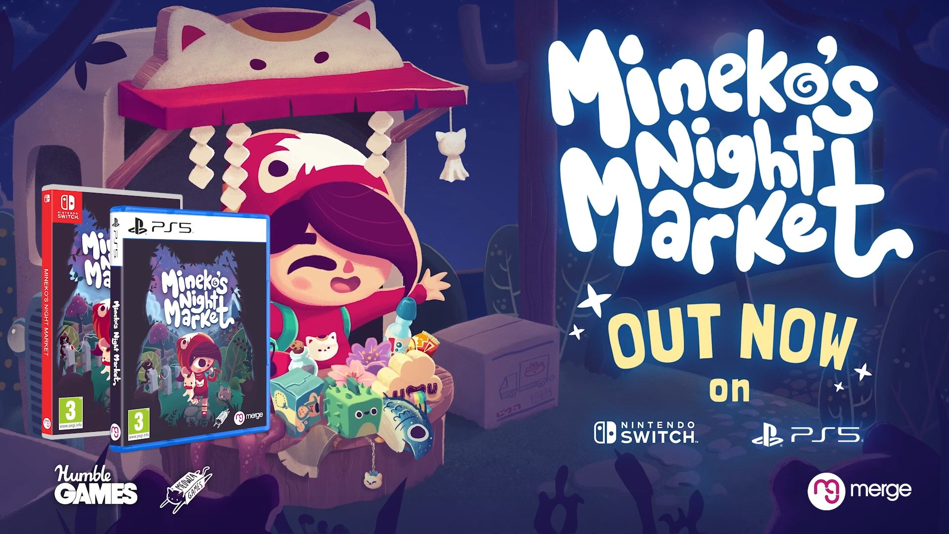 Mineko's Night Market | Retail Launch