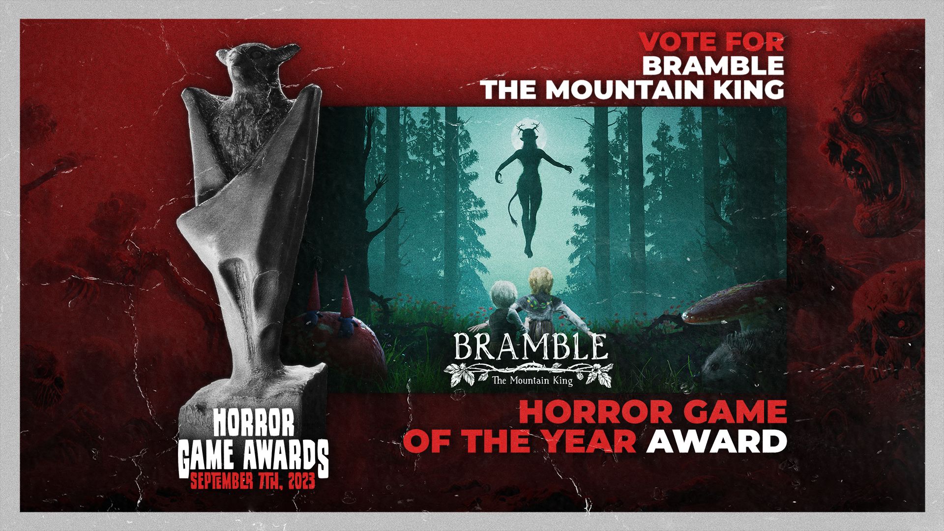 Vote for Bramble in Feardemic's Horror Game Awards!