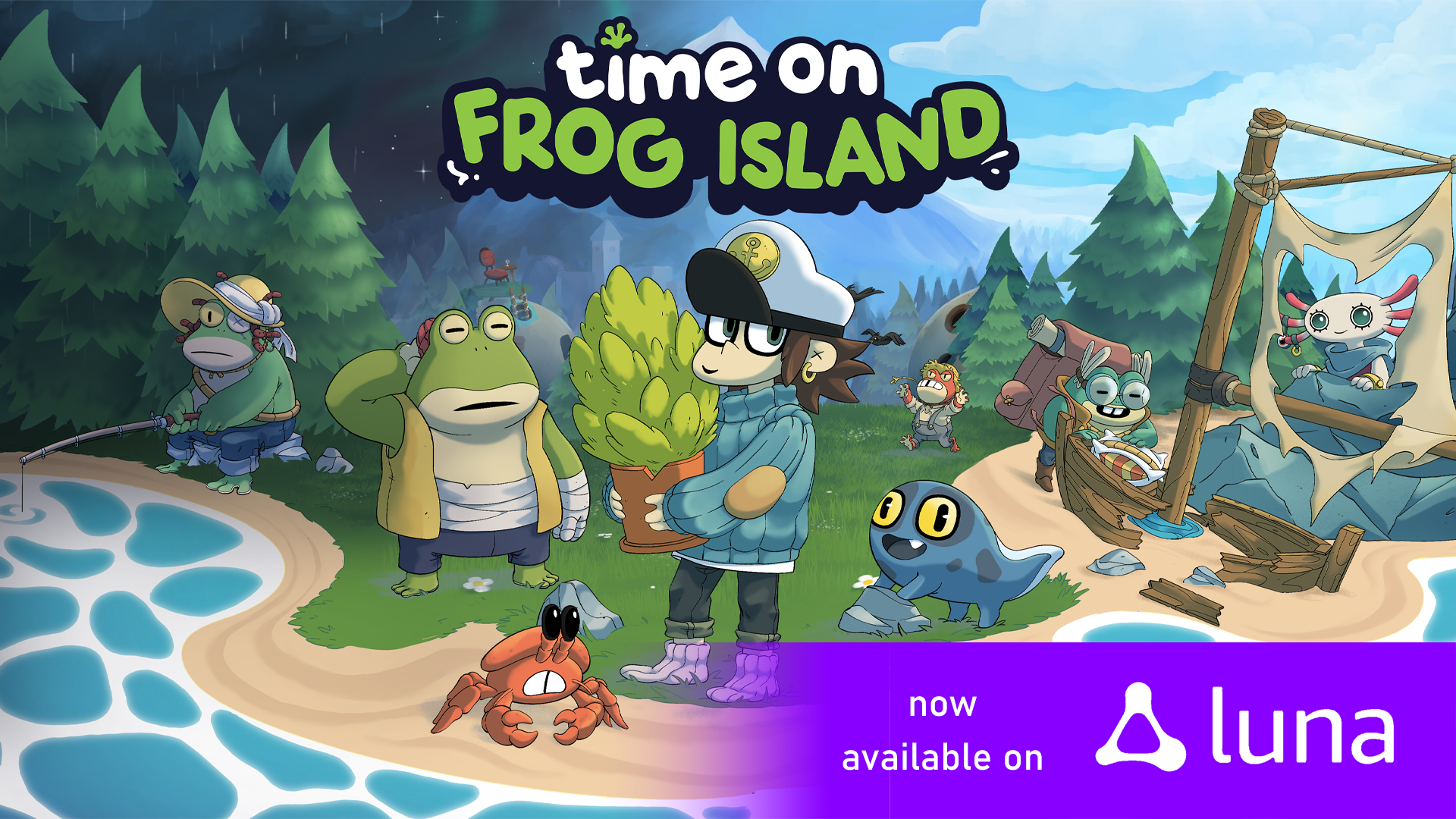 Time on Frog Island comes to Amazon Luna