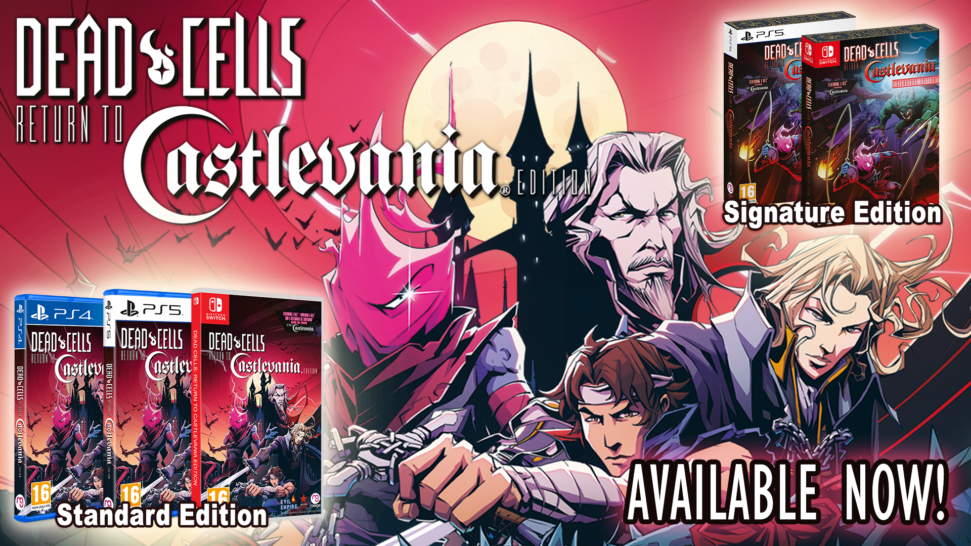 Dead Cells: Return To Castlevania is OUT NOW!