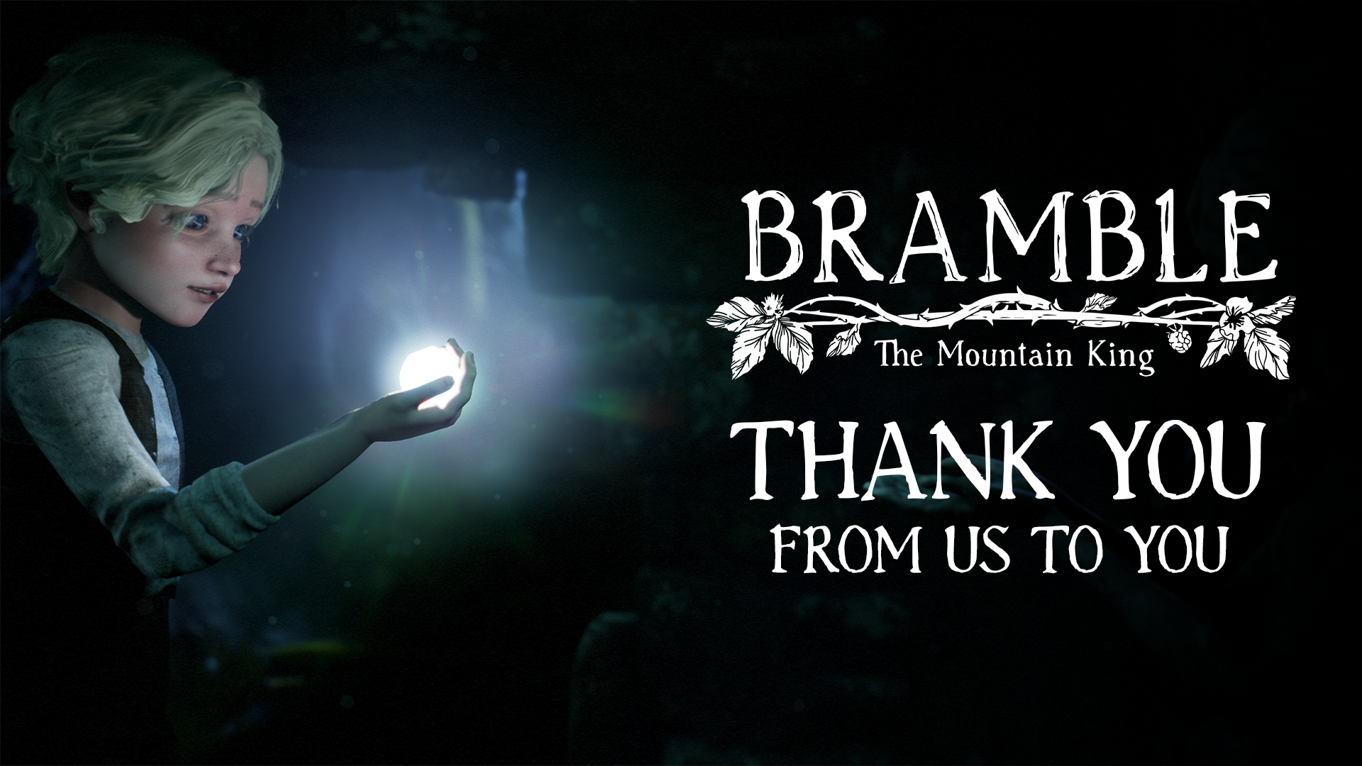 A Thank You from us to you