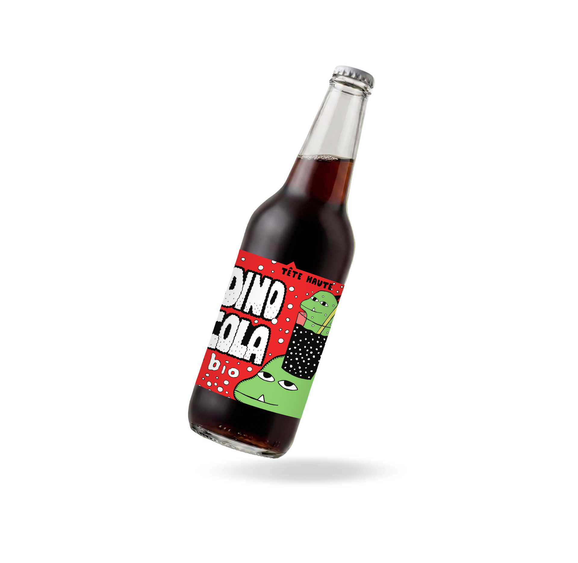 Mockup DINO COLA penchée
