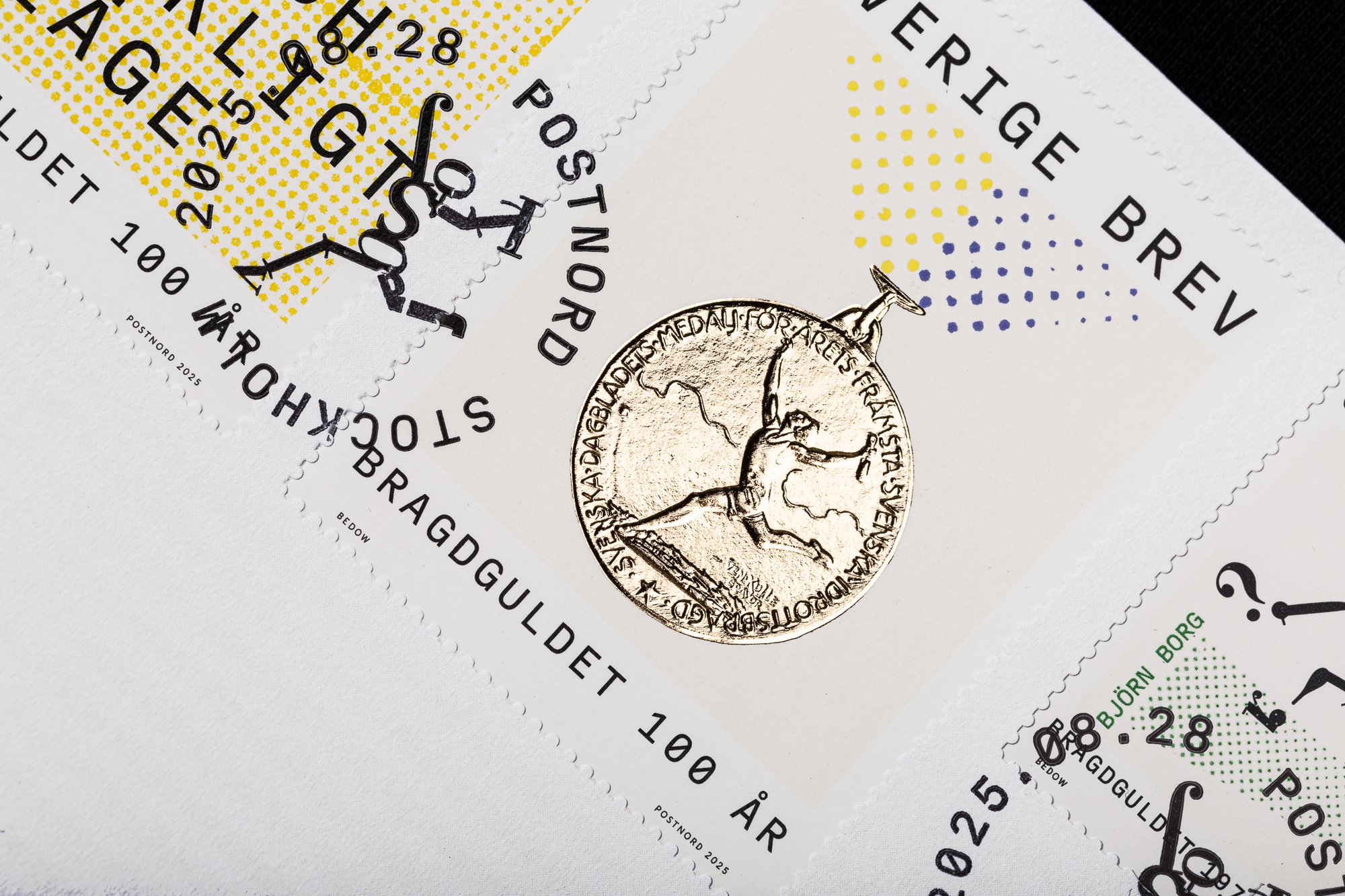 Bedow – Bedow – PostNord Bragdguldet, Postage Stamps