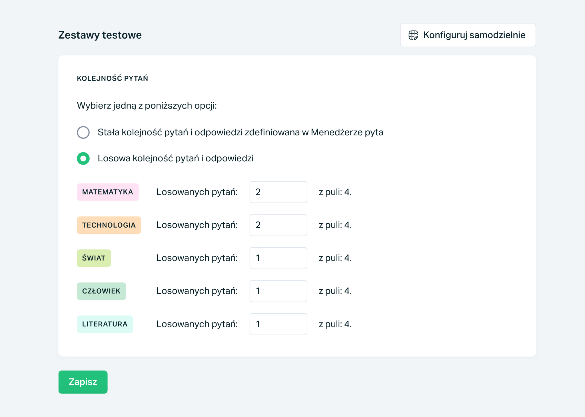 Testportal: Ocena wiedzy i umiejętności | Profesjonalne ewaluacje online