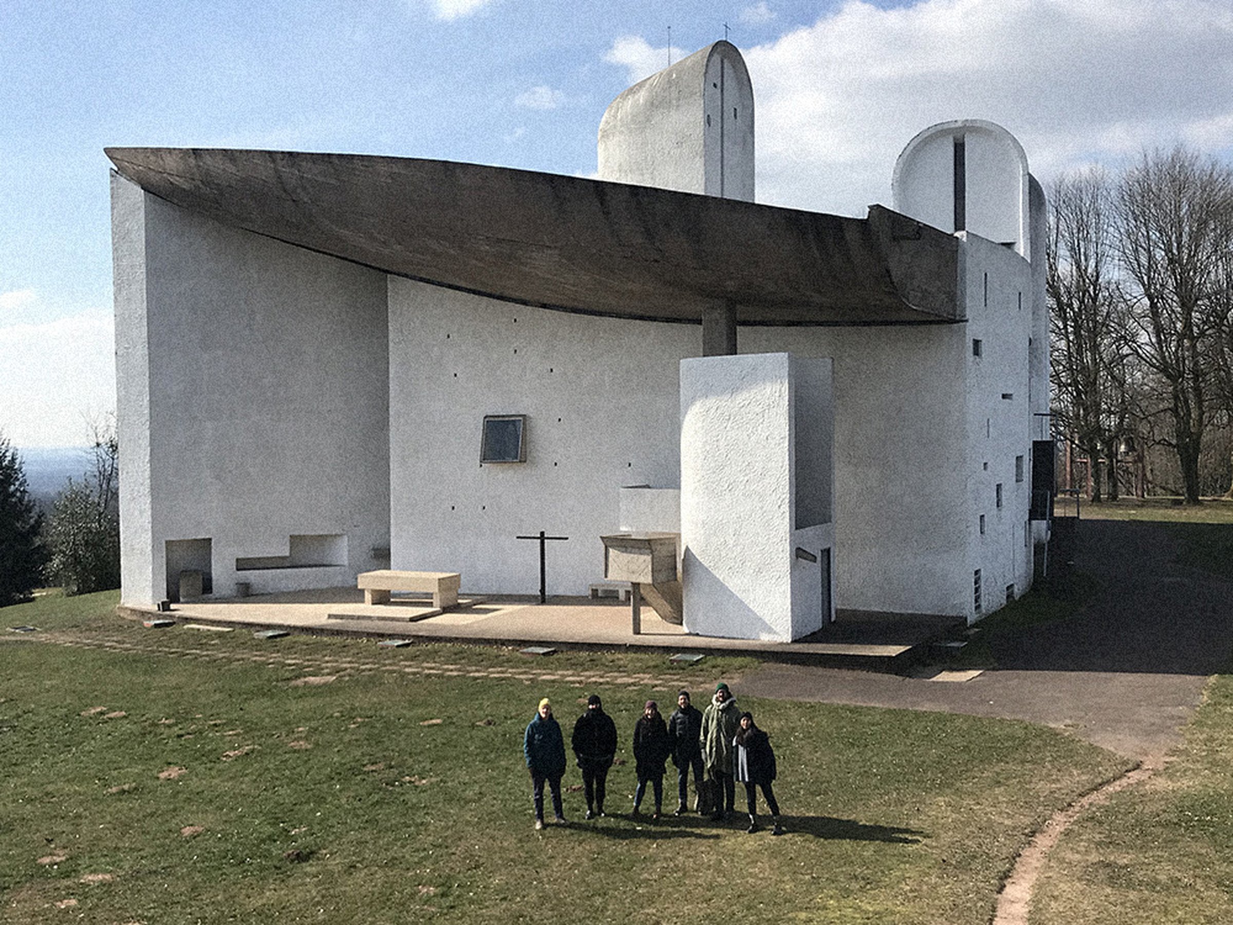 Our studio trip to Le Corbusier’s Notre-Dame du Haut in Ronchamp, France