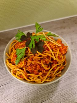 Spagetti och köttfärssås