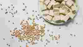 Selection of soya foods