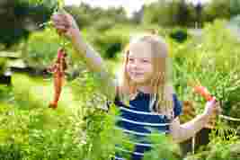 girl with carrot