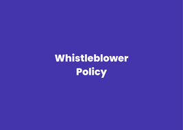 Whistleblower Policy