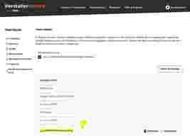 Device management page with service reminder option, listing Alcotest 3000 details. Next service due January 2, 2026. Warning icon present.