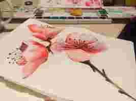 Art flowers Pri painting