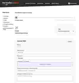 Warranty registration page for Alcotest 3000, showing fields for quantity, serial number, purchase source, and error description.